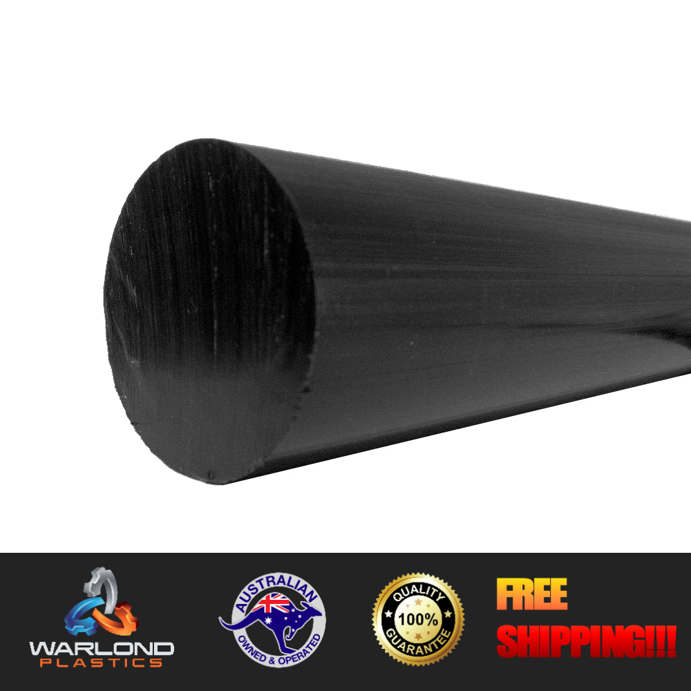 12mm SHORT ROD (BLACK)