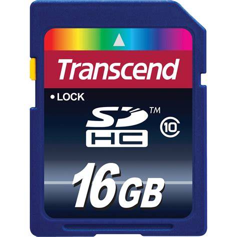 (EXT) TRANSCEND SD SDHC CLASS10 16GB